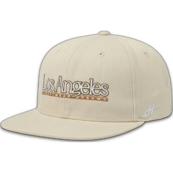 Cap rovná beige snapback The Snap Homenage