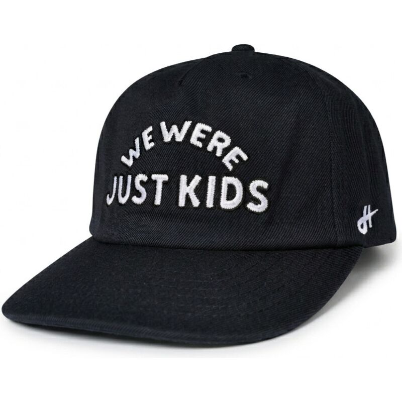 gorra-curva-negra-snapback-just-kids-the-retro-de-homenage