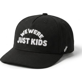 Gorra curva negra snapback Just Kids Outline The Retro de Homenage