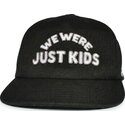 gorra-curva-negra-snapback-just-kids-outline-the-retro-de-homenage