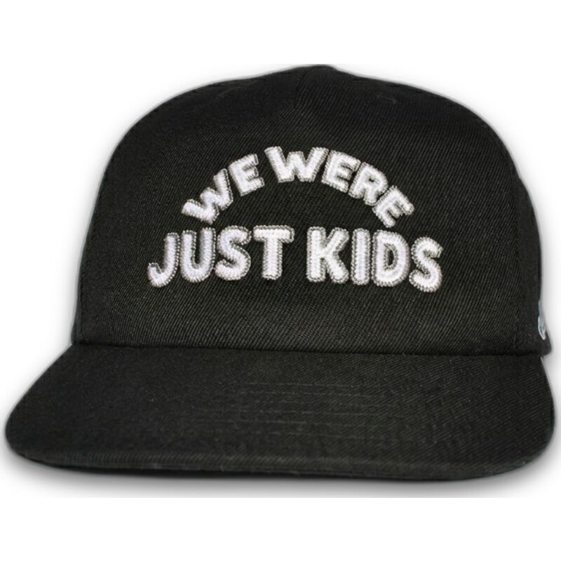 siltovky-zaoblena-cierna-snapback-just-kids-outline-the-retro-homenage