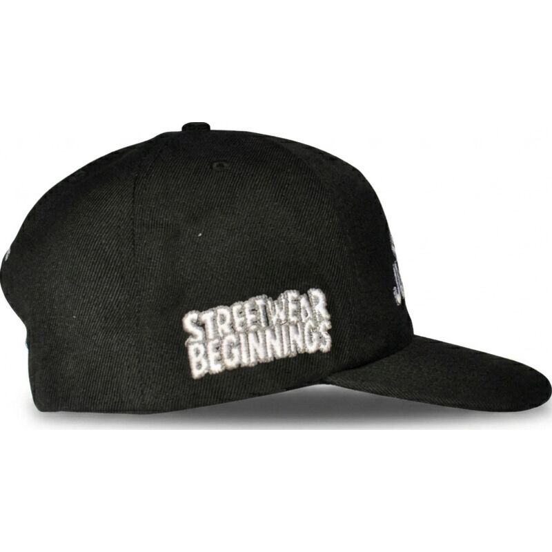 gorra-curva-negra-snapback-just-kids-outline-the-retro-de-homenage