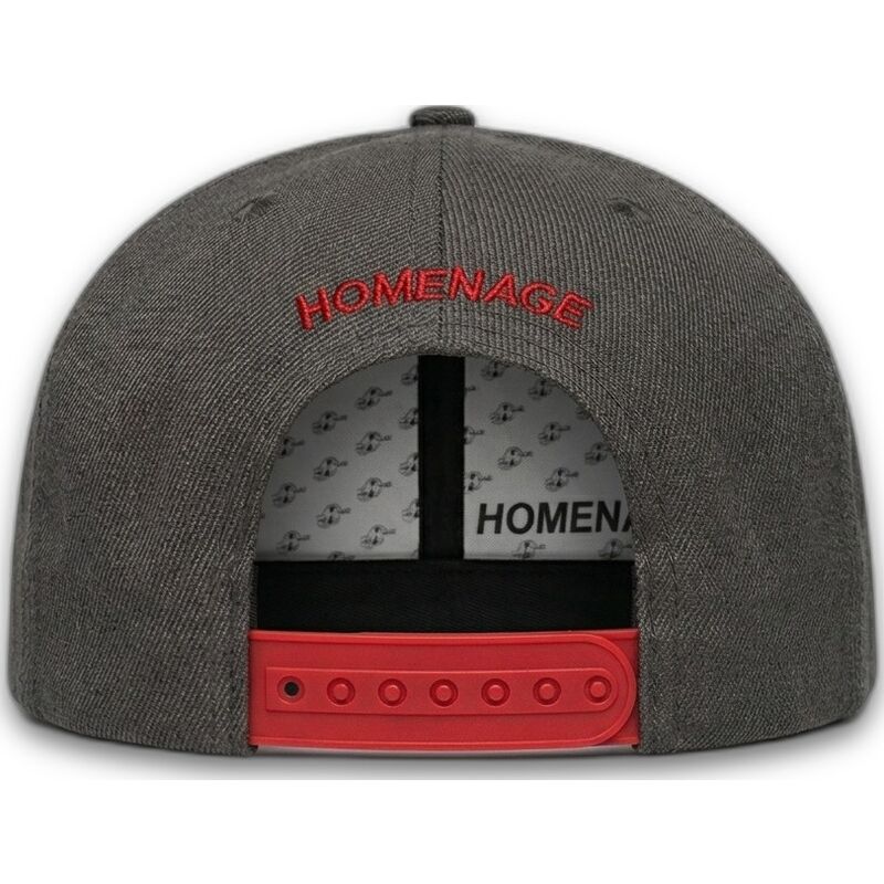gorra-curva-gris-y-roja-snapback-just-kids-the-retro-de-homenage