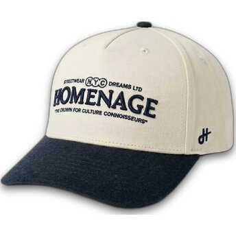 Cap zaoblená beige snapback The Retro Homenage