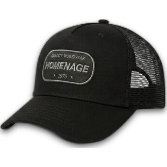 Cap zaoblená black snapback The Trucker Homenage