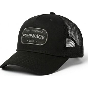 Gorra trucker negra Work 1975 Workwear The Trucker de Homenage