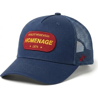 Šiltovka zaoblená tmavomodrá snapback The Trucker Work 1975 Workwear The Homenage