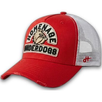 Cap zaoblená red snapback The Trucker Homenage