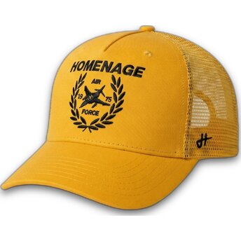 Cap zaoblená yellow snapback The Trucker Homenage