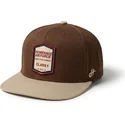 gorra-plana-marron-oscuro-snapback-squadron-military-surplus-the-retro-de-homenage