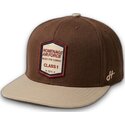 homenage-flat-brim-squadron-military-surplus-the-retro-dark-brown-snapback-cap