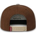 homenage-flat-brim-squadron-military-surplus-the-retro-dark-brown-snapback-cap