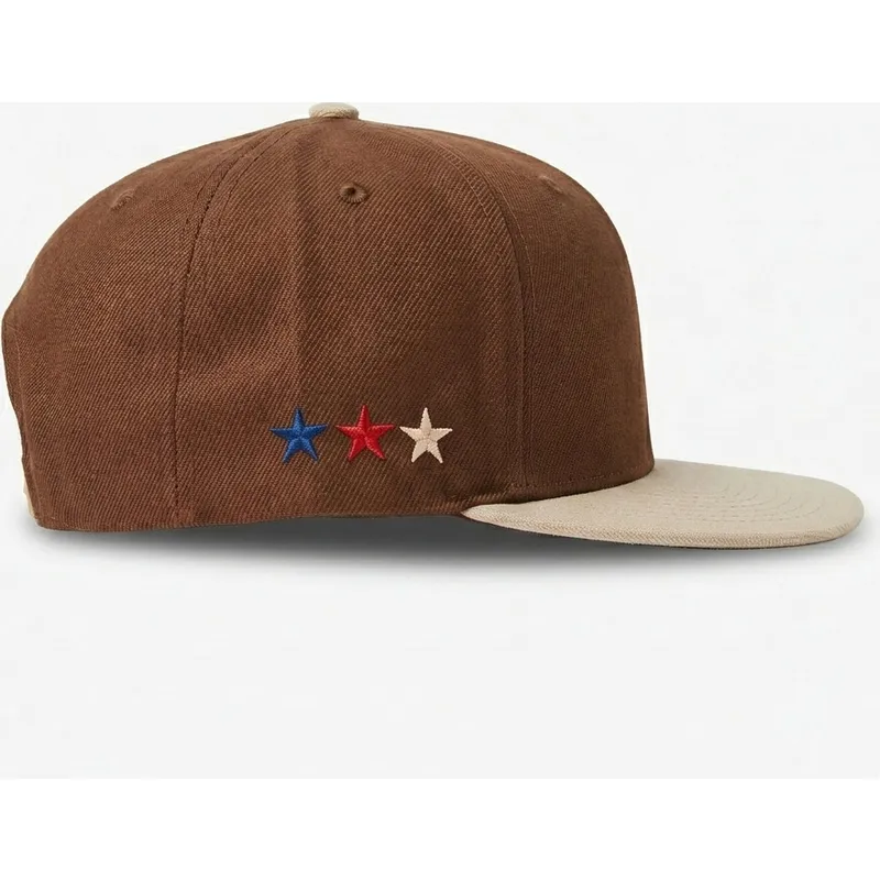 gorra-plana-marron-oscuro-snapback-squadron-military-surplus-the-retro-de-homenage
