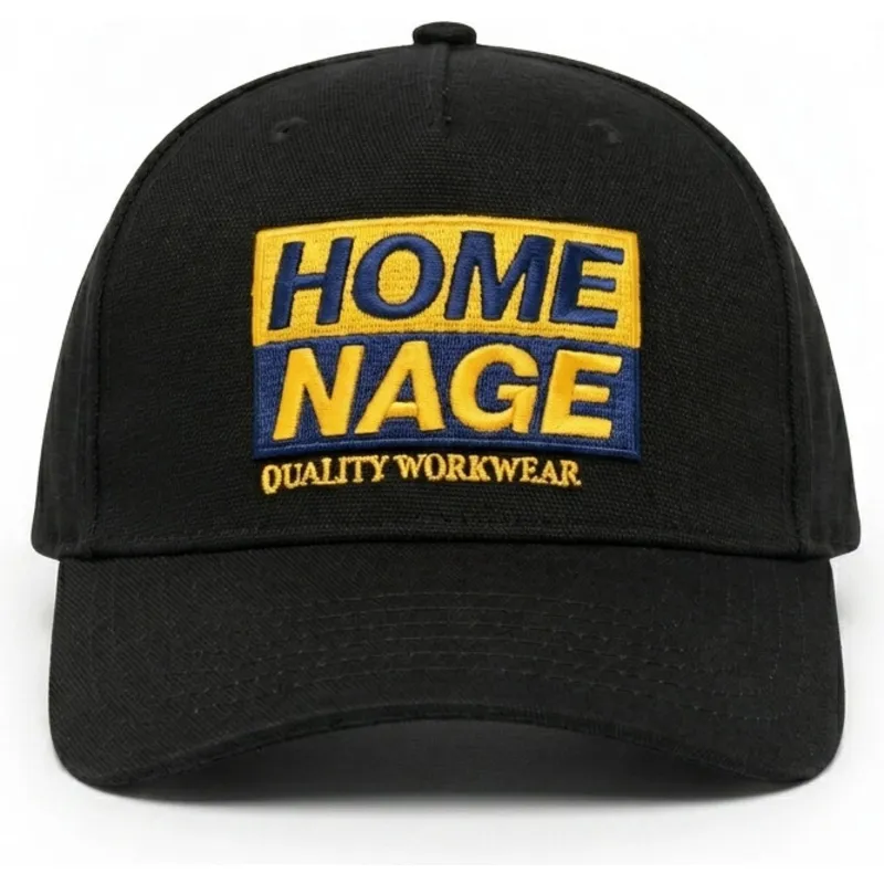 gorra-curva-negra-snapback-decker-workwear-the-retro-de-homenage