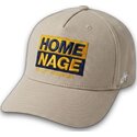 homenage-curved-brim-decker-workwear-the-retro-beige-snapback-cap