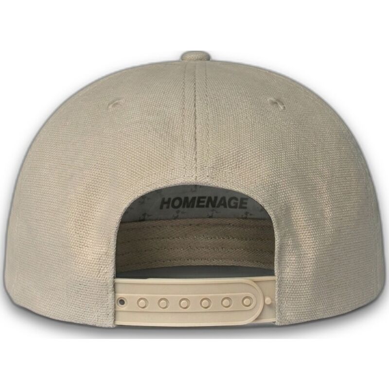 beige-gebogene-snapback-kappe-decker-workwear-the-retro-von-homenage beige-gebogene-snapback-kappe-decker-workwear-the-retro-von-homenage
