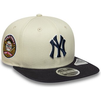 Cap rovná beige snapback 9FIFTY Original Fit World Series New York Yankees MLB New Era
