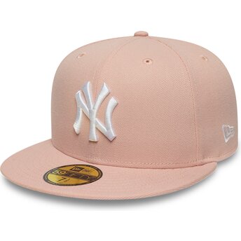 Cap rovná pink ajustada 59FIFTY League Essential New York Yankees MLB New Era