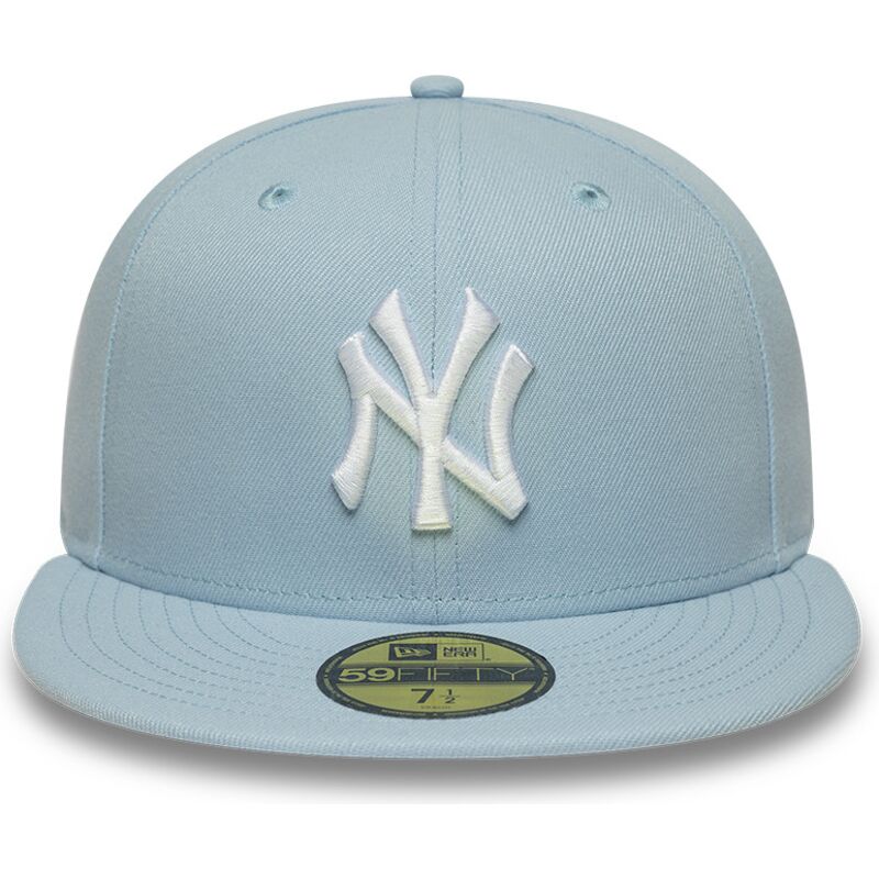 cap-rovna-blue-ajustada-claro-59fifty-league-essential-new-york-yankees-mlb-new-era cap-rovna-blue-ajustada-claro-59fifty-league-essential-new-york-yankees-mlb-new-era
