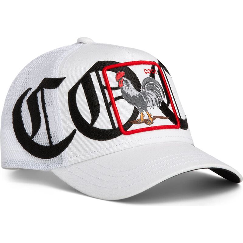 siltovka-zaoblena-biely-snapback-old-english-cock-the-farm-goorin-bros