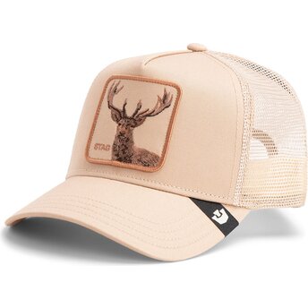 Cap zaoblená beige snapback The Farm de Goorin Bros.