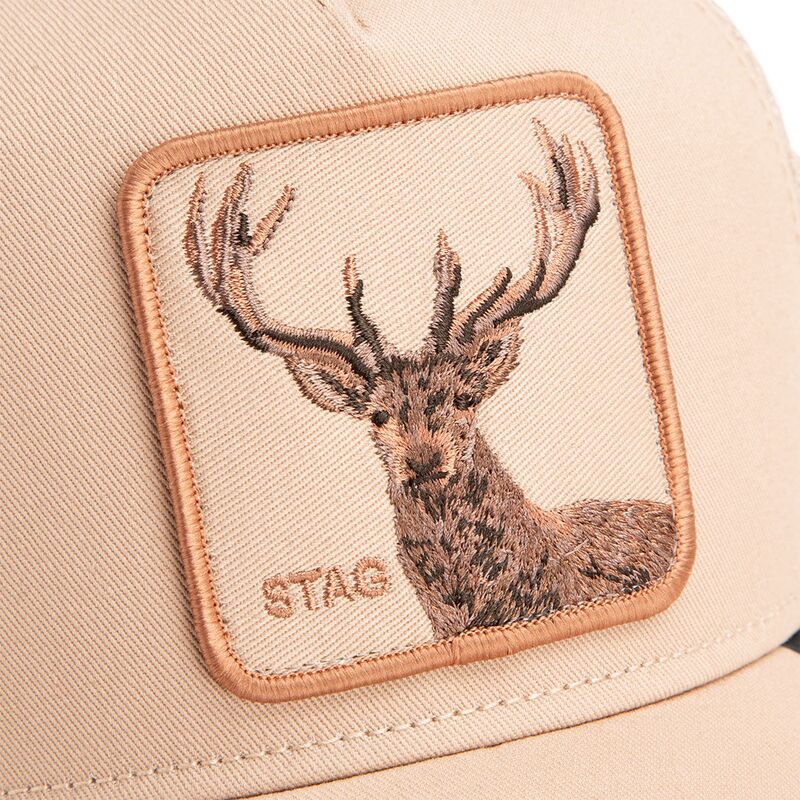 siltovka-zaoblena-bezova-snapback-blur-stag-the-farm-goorin-bros