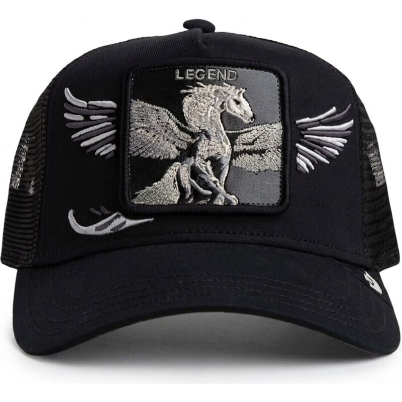 gorra-trucker-negra-pegaso-wings-legend-the-farm-de-goorin-bros