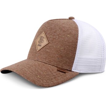 Djinns HFT JerseySpots Brown and Black Trucker Hat
