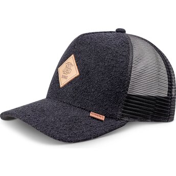 Cap zaoblená black snapback Djinns
