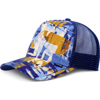 Šiltovka zaoblená modrá snapback HFT PatternAbstract Djinns