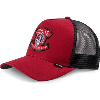 Rote HFT OctoGrape Trucker-Cap von Djinns