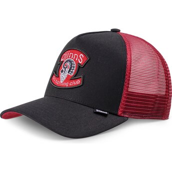 Cap zaoblená black snapback Djinns