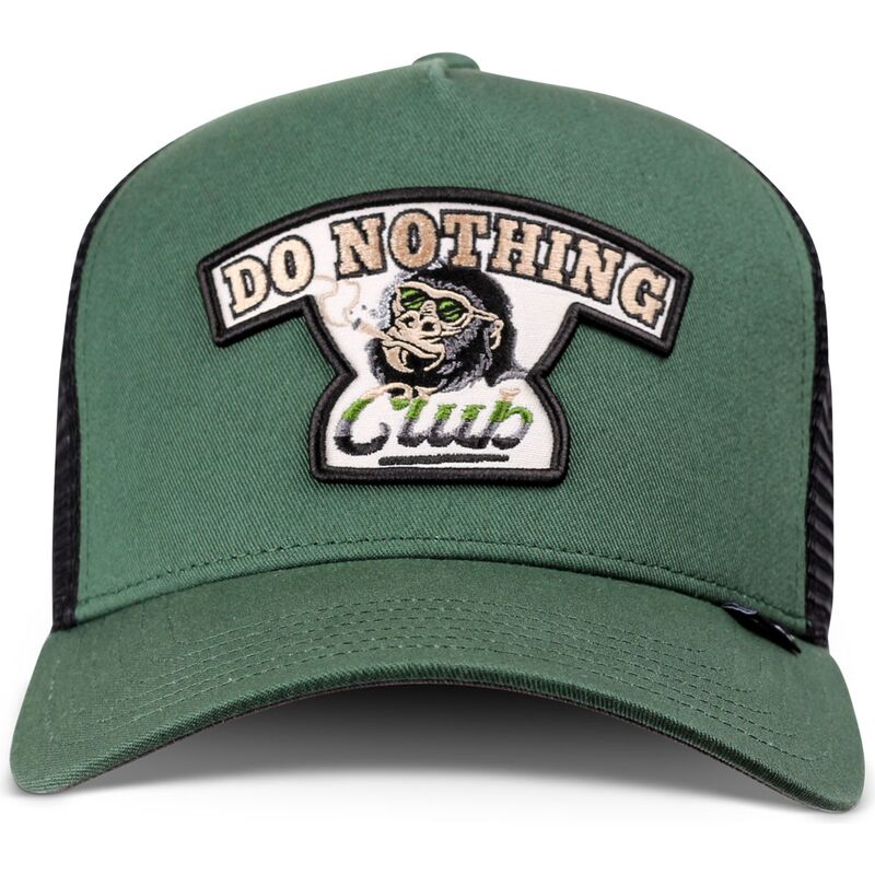 djinns-hft-do-nothing-club-gorilla-green-and-black-trucker-hat