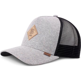Trucker-Cap grau und schwarz HFT JerseySpots von Djinns