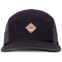 djinns-flat-brim-soft-waffle-mountain-black-adjustable-cap