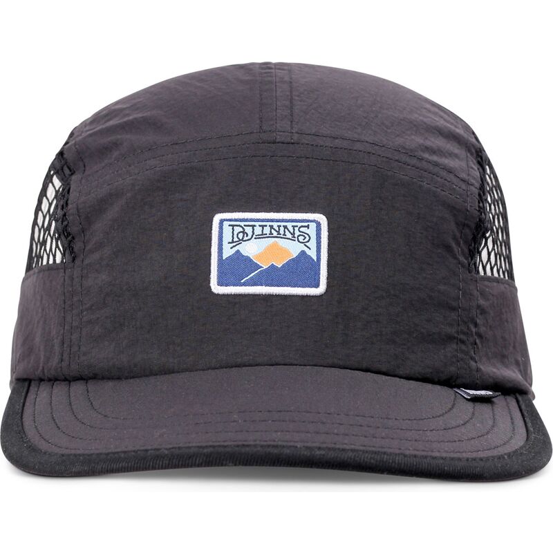djinns-flat-brim-soft-bignet-mountain-black-adjustable-trucker-hat
