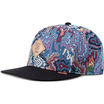 Djinns Flat Brim Colourexplo Multicolor Snapback Cap