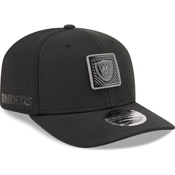 Šiltovka zaoblená čierna snapback 9SEVENTY Stretch Snap Training Pack 2026 Las Vegas Raiders NFL New Era