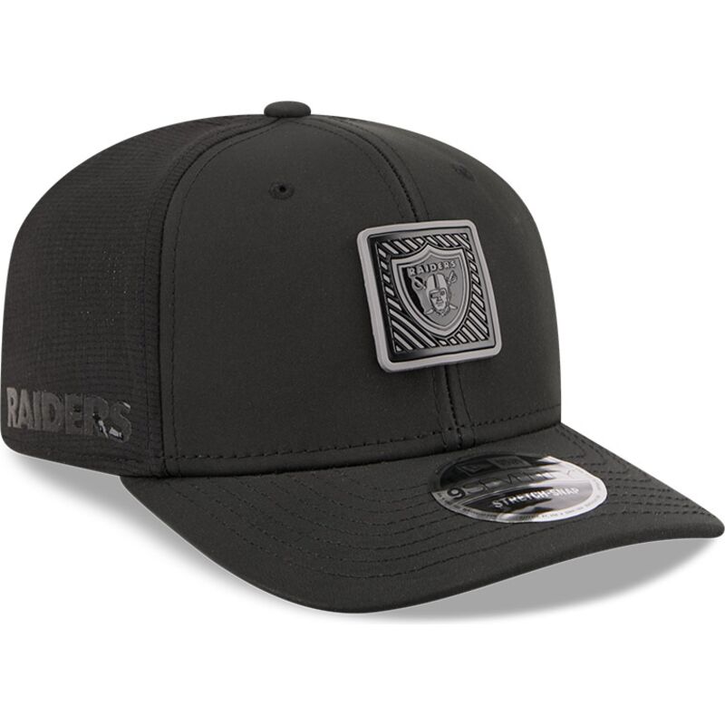 siltovka-zaoblena-cierna-snapback-9seventy-stretch-snap-training-pack-2026-las-vegas-raiders-nfl-new-era