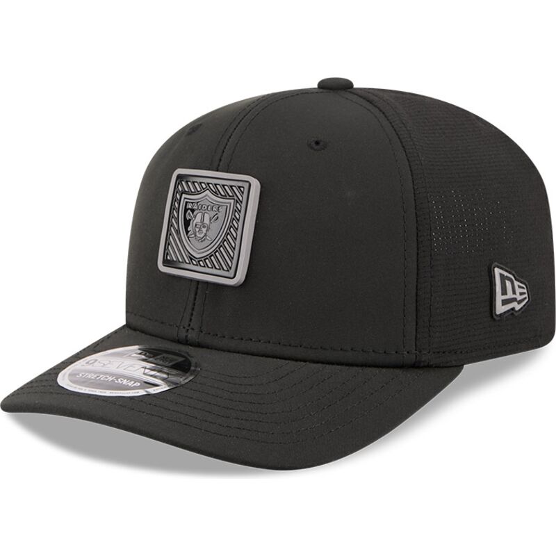 siltovka-zaoblena-cierna-snapback-9seventy-stretch-snap-training-pack-2026-las-vegas-raiders-nfl-new-era