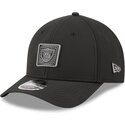 new-era-curved-brim-9forty-m-crown-training-pack-2026-las-vegas-raiders-nfl-black-snapback-cap