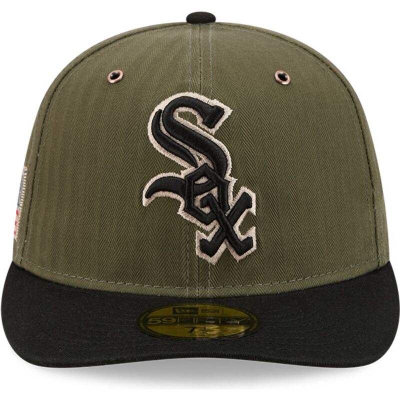 cap-zaoblena-green-ajustada-59fifty-pre-curved-american-herringbone-chicago-white-sox-mlb-new-era