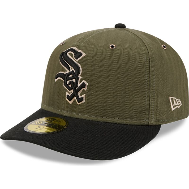 cap-zaoblena-green-ajustada-59fifty-pre-curved-american-herringbone-chicago-white-sox-mlb-new-era