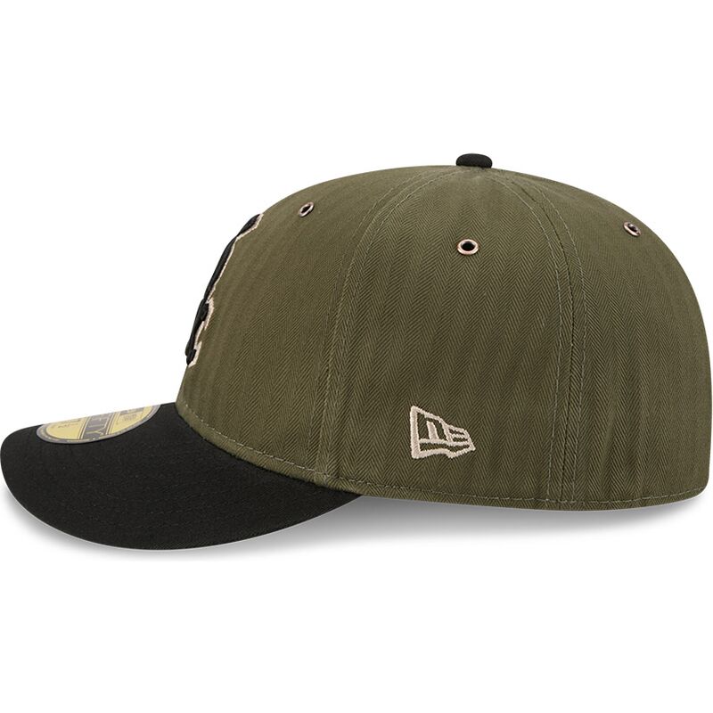 gorra-curva-verde-ajustada-59fifty-pre-curved-american-herringbone-de-chicago-white-sox-mlb-de-new-era
