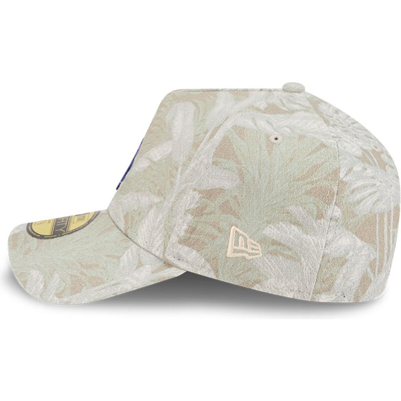 beige-gebogene-verstellbare-59forty-a-frame-leafy-palm-kappe-der-los-angeles-dodgers-mlb-von-new-era