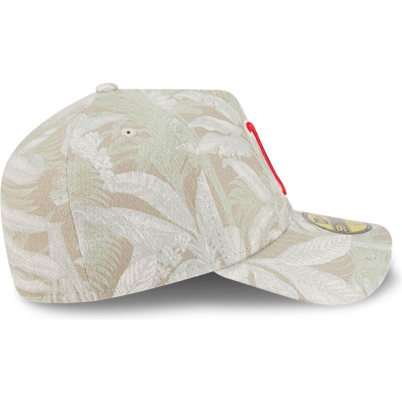 beige-gebogene-verstellbare-59forty-a-frame-leafy-palm-kappe-der-boston-red-sox-mlb-von-new-era