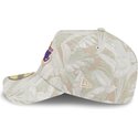 beige-gebogene-verstellbare-59forty-a-frame-leafy-palm-kappe-der-los-angeles-lakers-nba-von-new-era