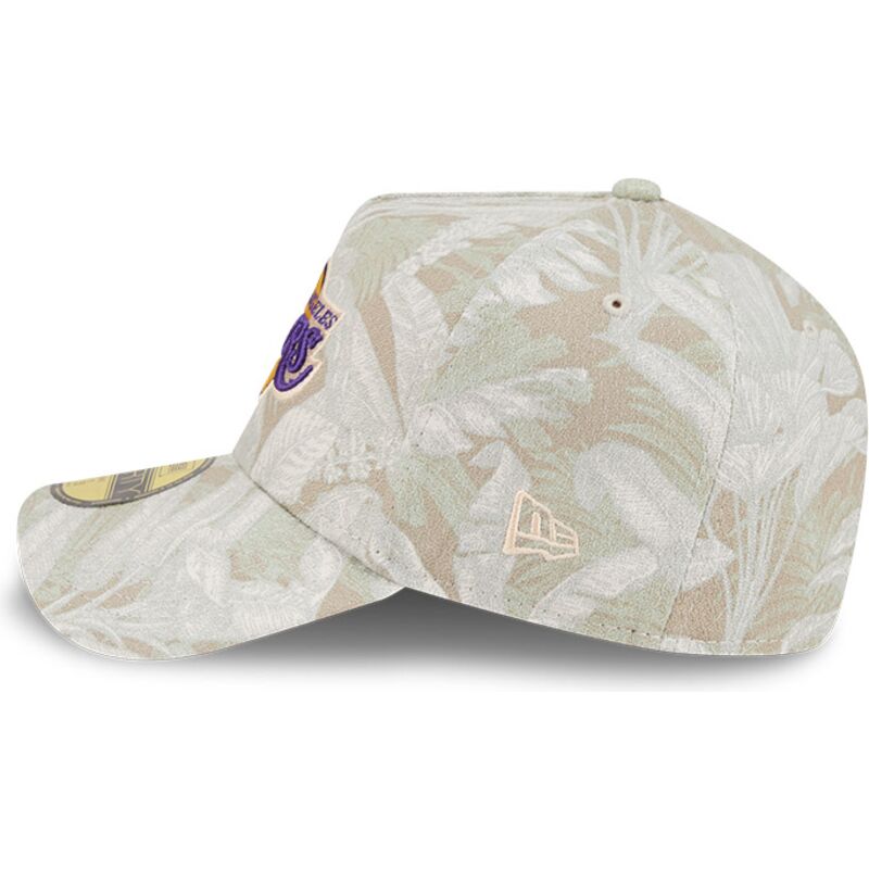 new-era-curved-brim-59forty-a-frame-leafy-palm-los-angeles-lakers-nba-beige-fitted-cap