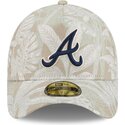 cap-zaoblena-beige-ajustada-59forty-a-frame-leafy-palm-atlanta-braves-mlb-new-era