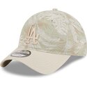 siltovka-zaoblena-bezova-nastavitelny-9twenty-leafy-palm-los-angeles-dodgers-mlb-new-era